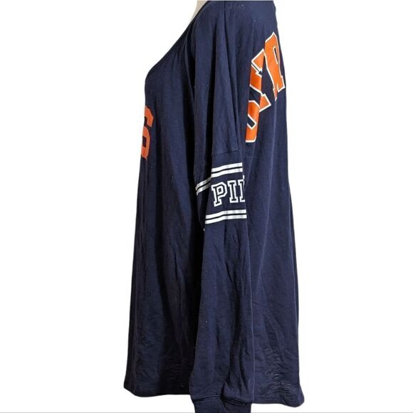 PINK 5th and Ocean Blue Long Sleeve Henley Shirt - Picture 5 of 6